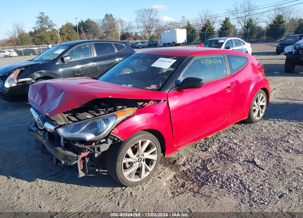 2017 HYUNDAI VELOSTER VIN: KMHTC6ADXHU306177