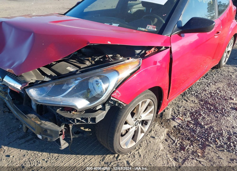 2017 HYUNDAI VELOSTER VIN: KMHTC6ADXHU306177