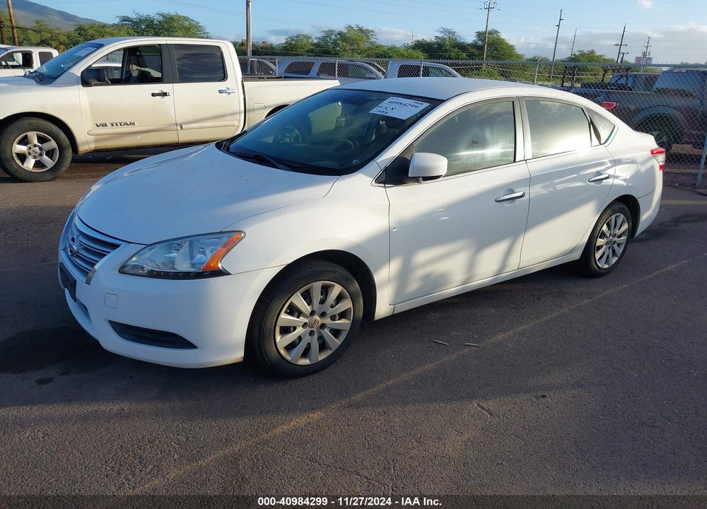 2015 NISSAN SENTRA S VIN: 3N1AB7AP6FY361558