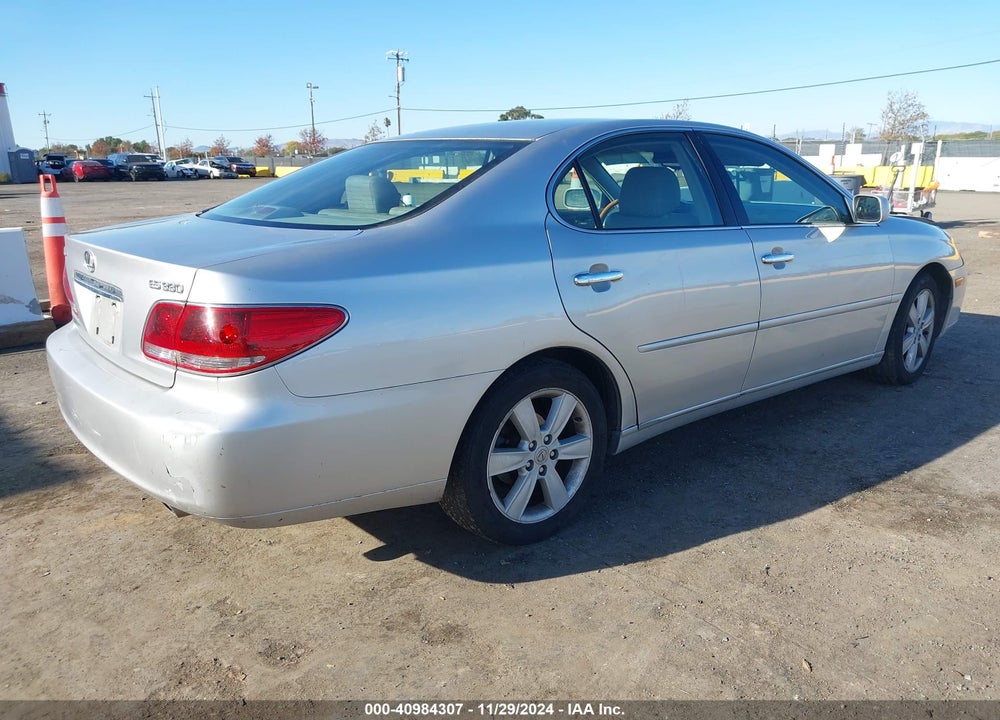2005 LEXUS ES 330 VIN: JTHBA30GX55073826