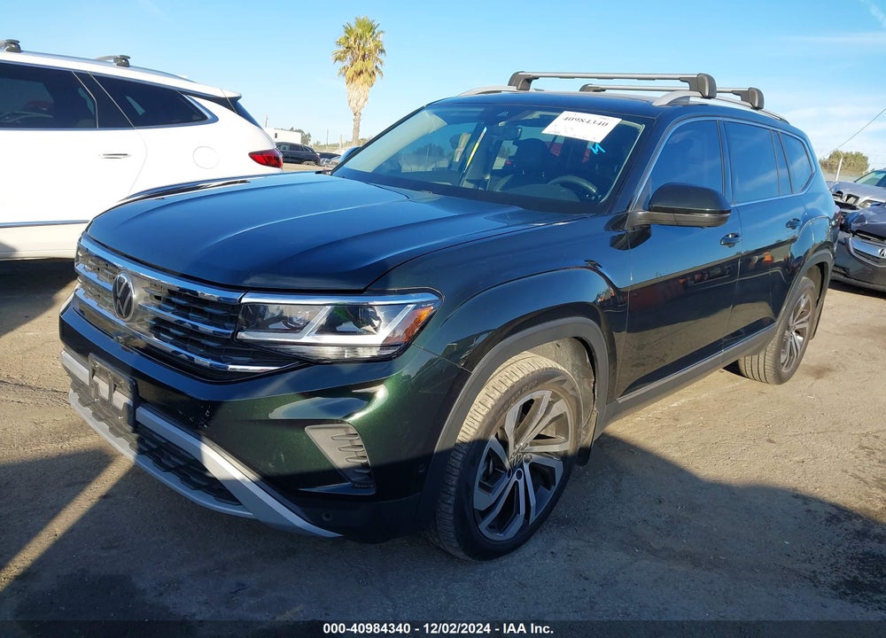 2021 VOLKSWAGEN ATLAS 3.6L V6 SEL PREMIUM VIN: 1V2TR2CA0MC582557
