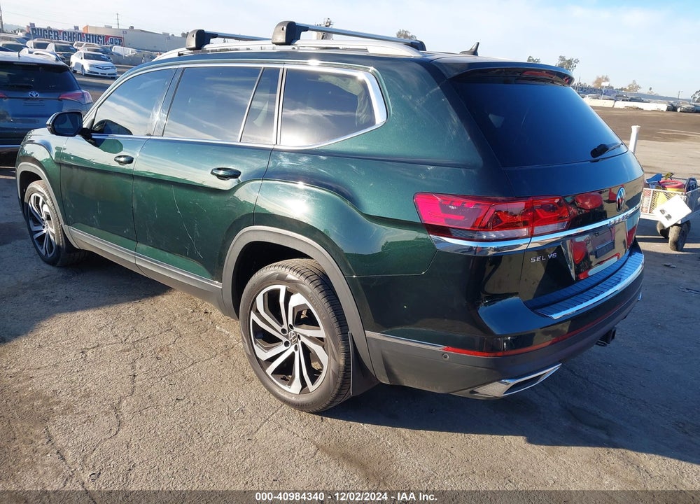 2021 VOLKSWAGEN ATLAS 3.6L V6 SEL PREMIUM VIN: 1V2TR2CA0MC582557