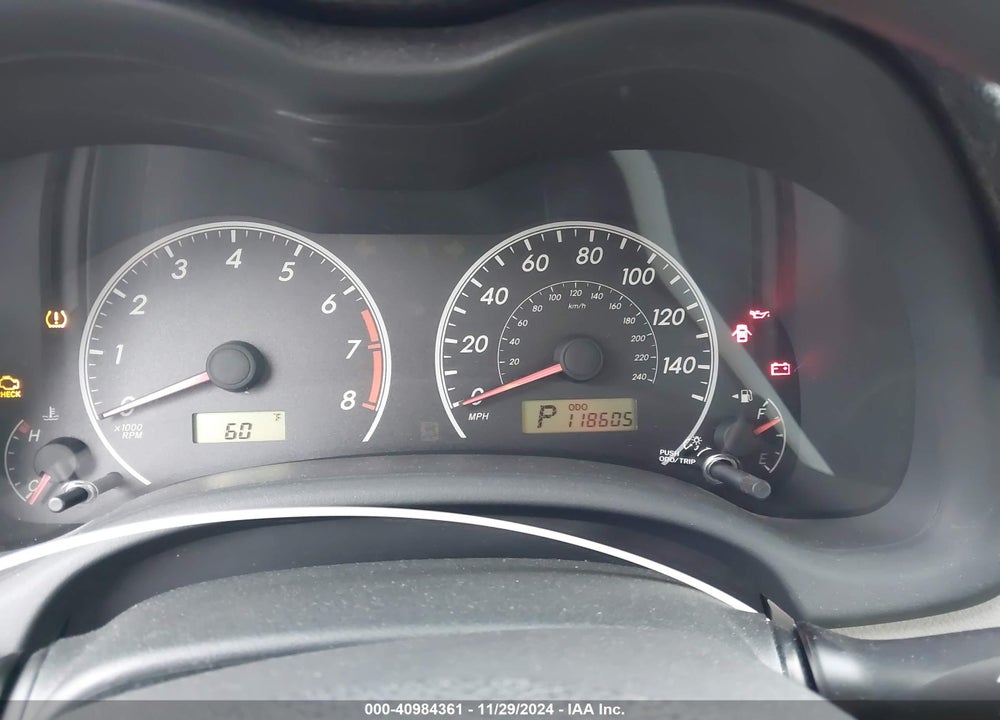 2011 TOYOTA COROLLA LE VIN: 2T1BU4EE6BC662098