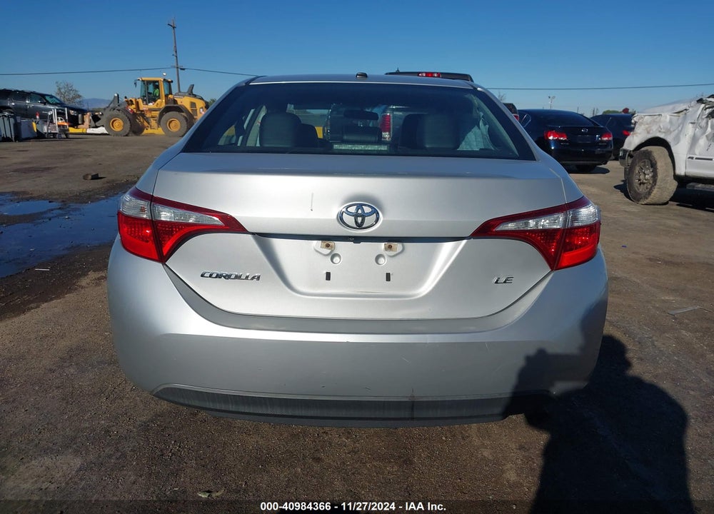 2014 TOYOTA COROLLA L/LE/LE PLS/PRM/S/S PLS VIN: 5YFBURHE3EP029622