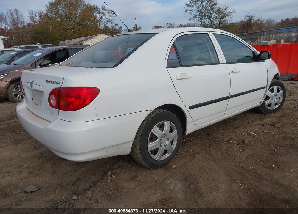2003 TOYOTA COROLLA CE VIN: JTDBR32E030039037