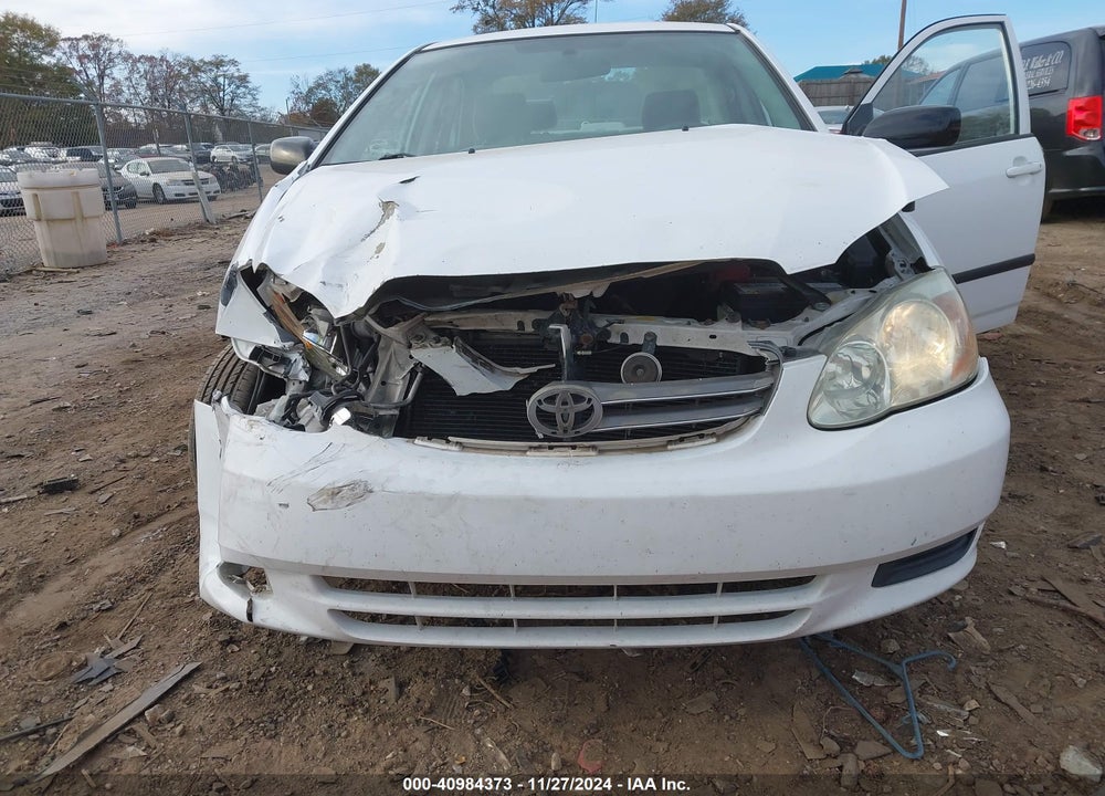 2003 TOYOTA COROLLA CE VIN: JTDBR32E030039037