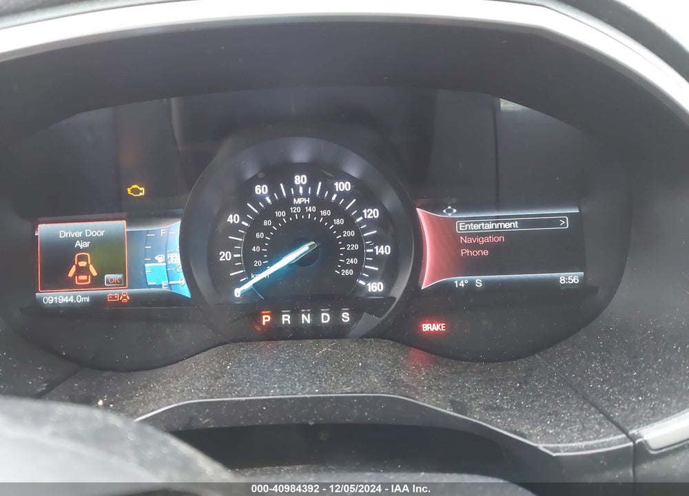 2019 FORD EDGE SEL VIN: 2FMPK4J91KBB94211