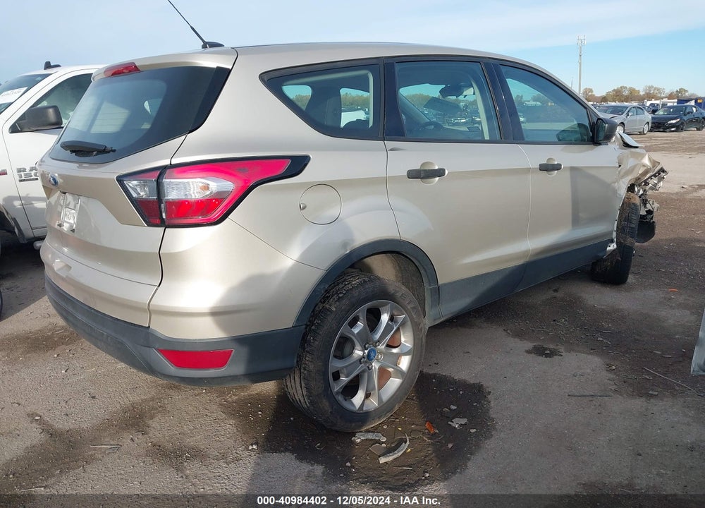 2018 FORD ESCAPE S VIN: 1FMCU0F74JUB33212