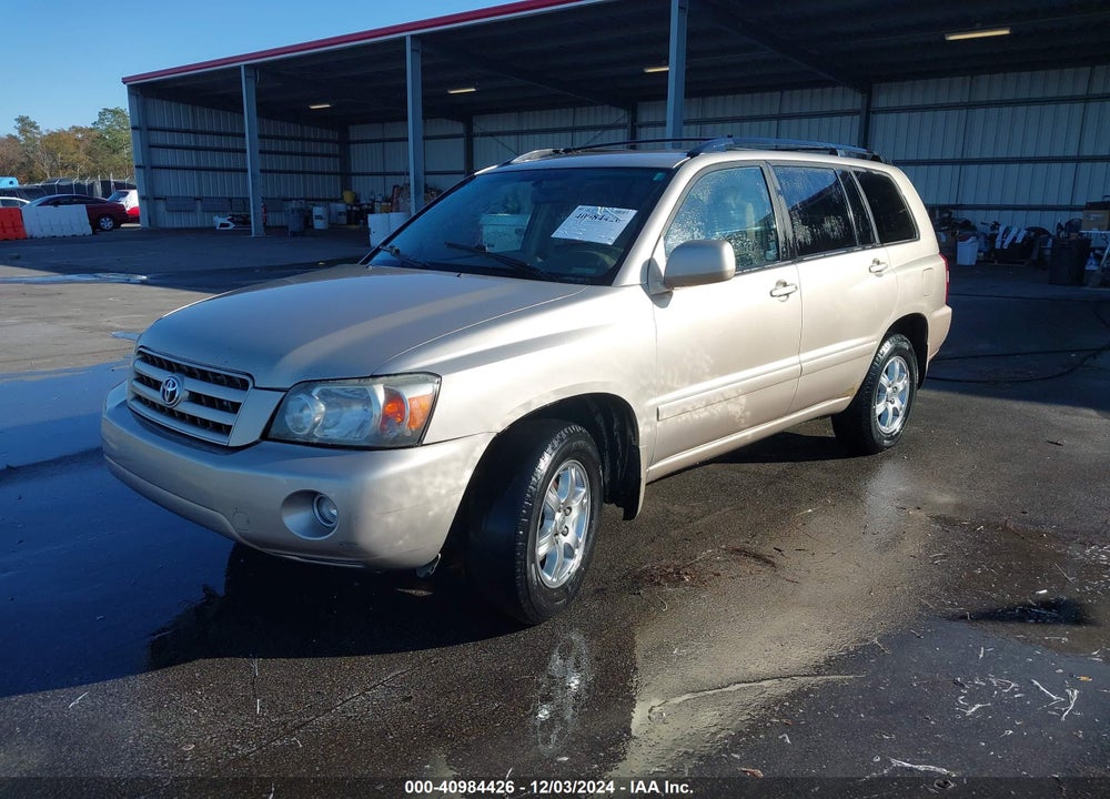 2005 TOYOTA HIGHLANDER V6 VIN: JTEGP21A250050334