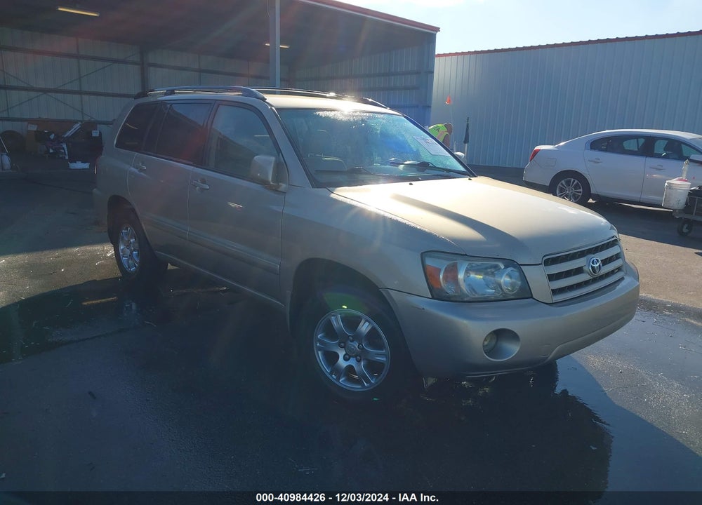 2005 TOYOTA HIGHLANDER V6 VIN: JTEGP21A250050334