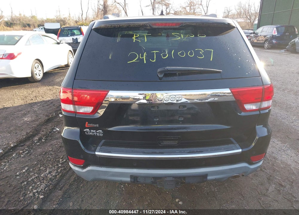2012 JEEP GRAND CHEROKEE VIN: 1C4RJFBG9CC317831