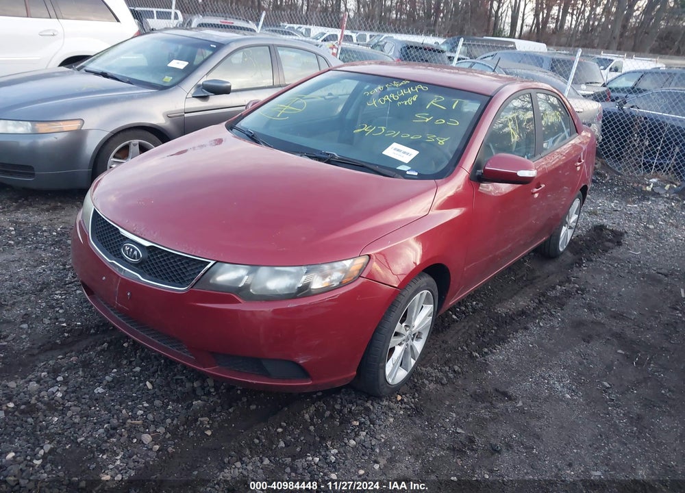 2010 KIA FORTE EX VIN: KNAFU4A27A5143311