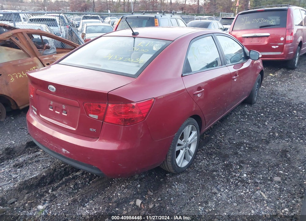 2010 KIA FORTE EX VIN: KNAFU4A27A5143311