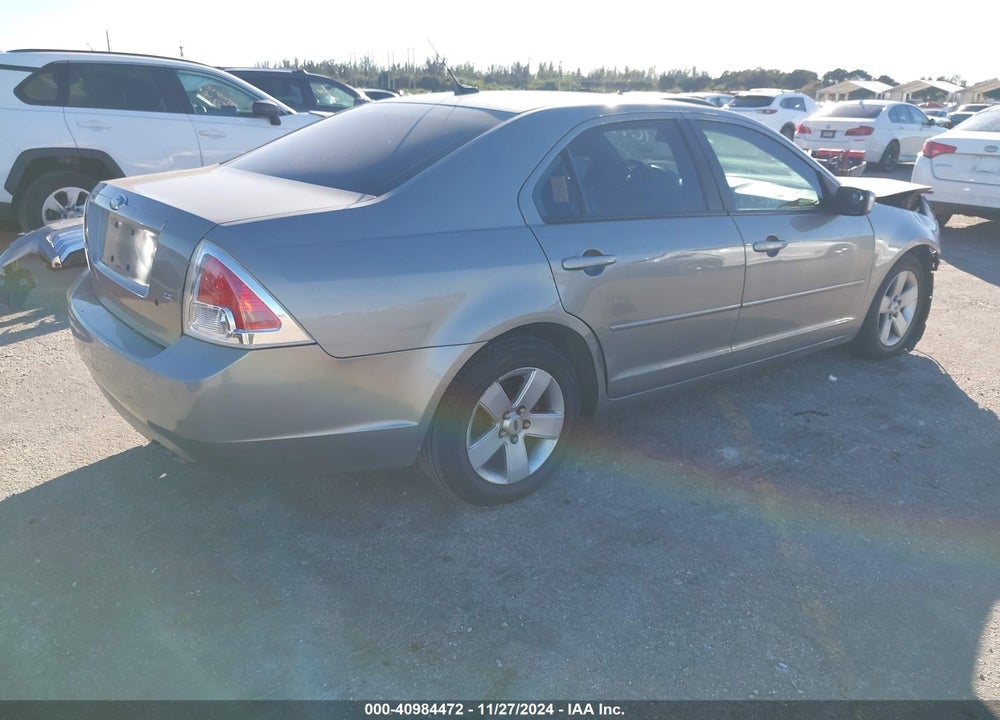 2008 FORD FUSION SE VIN: 3FAHP07Z38R274698