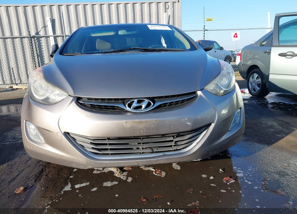 2013 HYUNDAI ELANTRA GLS VIN: 5NPDH4AEXDH245389