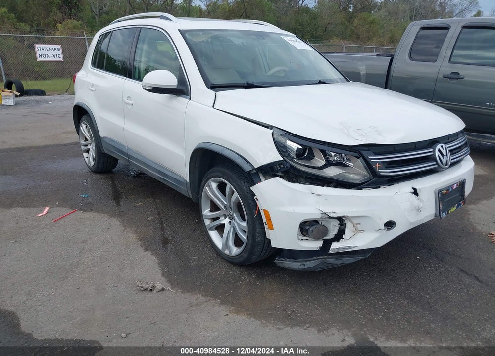 2012 VOLKSWAGEN TIGUAN SEL VIN: WVGAV7AXXCW002216