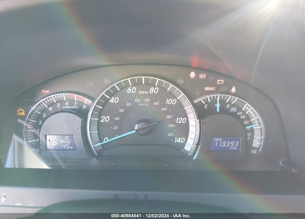2014 TOYOTA CAMRY SE VIN: 4T1BF1FK5EU430043