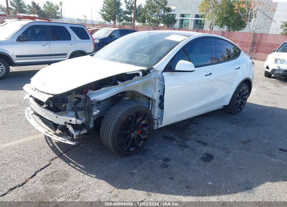 2021 TESLA MODEL Y LONG RANGE DUAL MOTOR ALL-WHEEL DRIVE VIN: 5YJYGDEE0MF161935