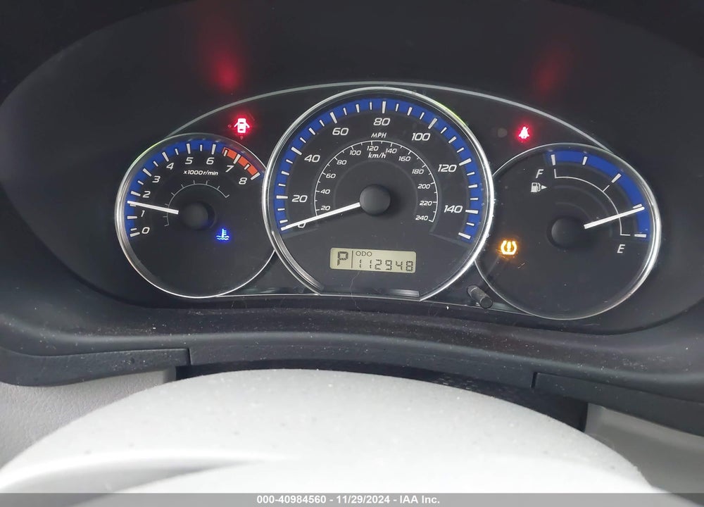 2011 SUBARU FORESTER 2.5X VIN: JF2SHABC4BH708756