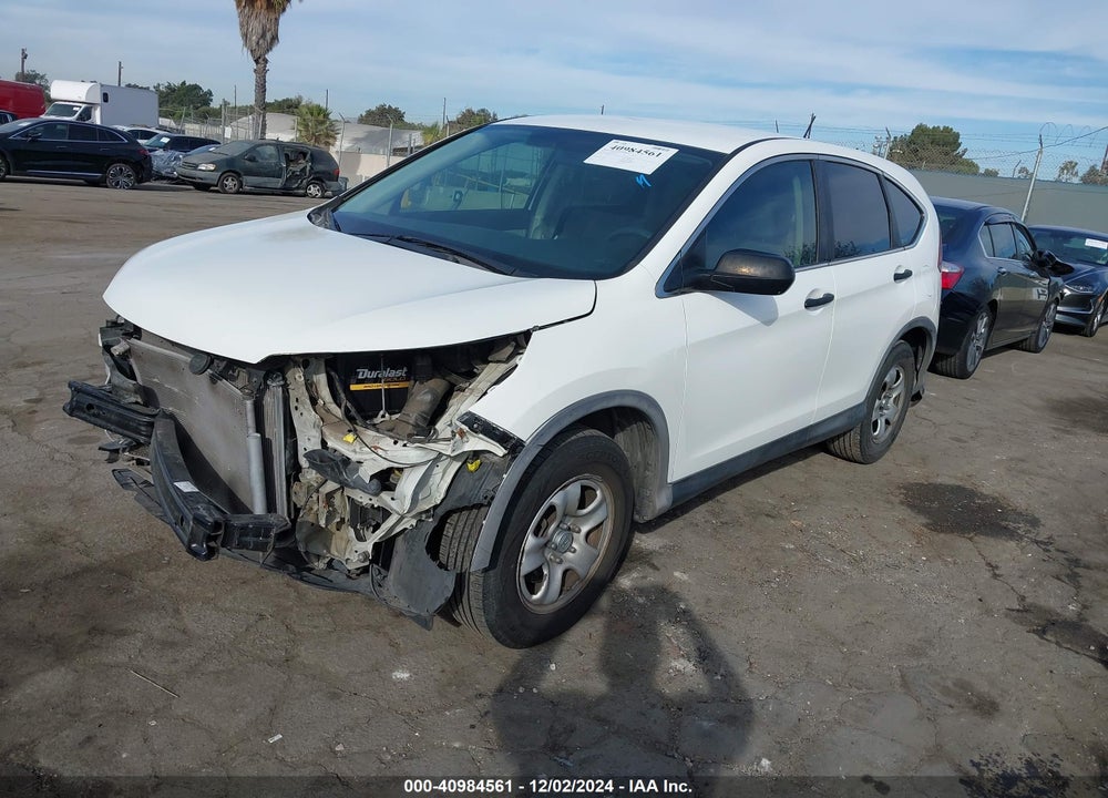 2012 HONDA CR-V LX VIN: 5J6RM3H37CL018438