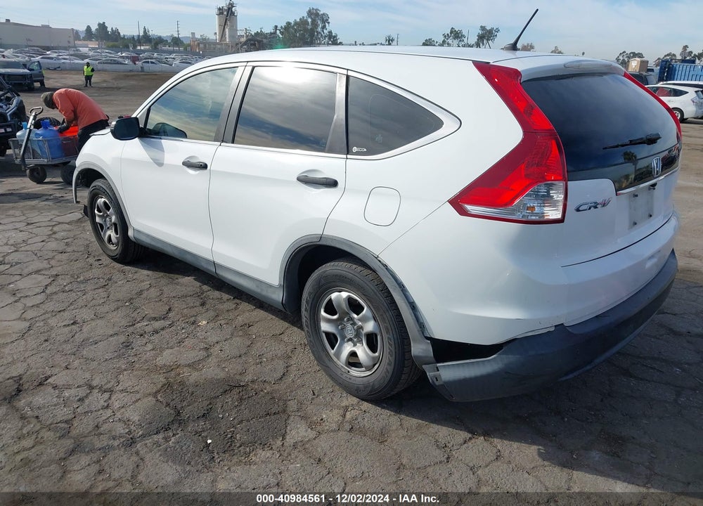 2012 HONDA CR-V LX VIN: 5J6RM3H37CL018438