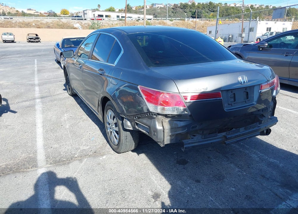2012 HONDA ACCORD 2.4 LX VIN: 1HGCP2F30CA215299