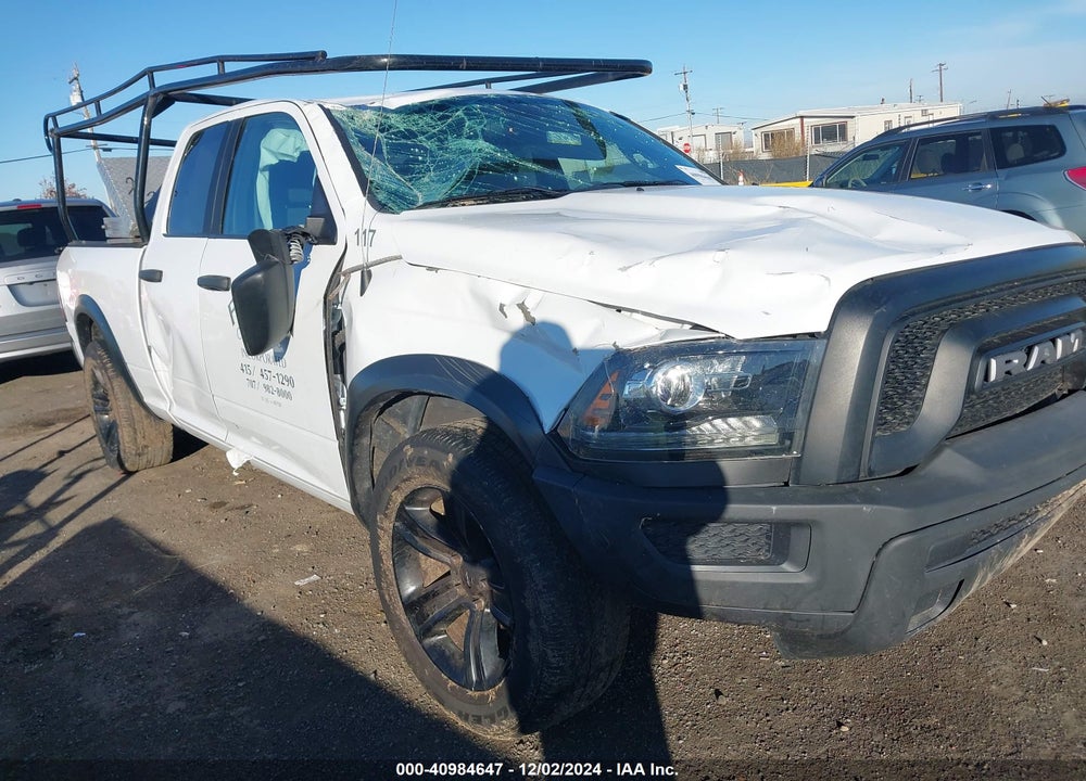 2021 RAM 1500 CLASSIC WARLOCK  4X2 6'4 BOX VIN: 1C6RR6GG8MS545187