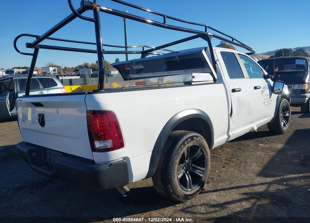 2021 RAM 1500 CLASSIC WARLOCK  4X2 6'4 BOX VIN: 1C6RR6GG8MS545187