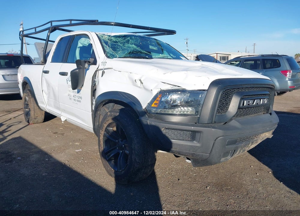 2021 RAM 1500 CLASSIC WARLOCK  4X2 6'4 BOX VIN: 1C6RR6GG8MS545187