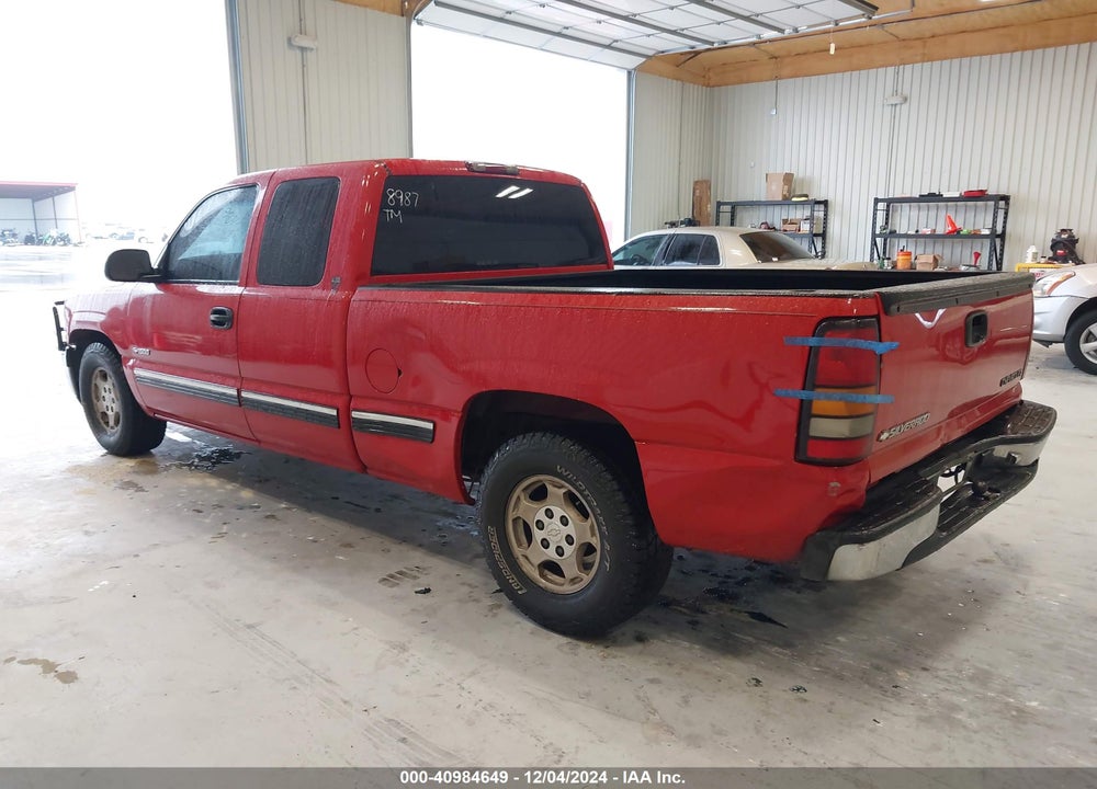 1999 CHEVROLET SILVERADO 1500 LS VIN: 2GCEC19W8X1288987