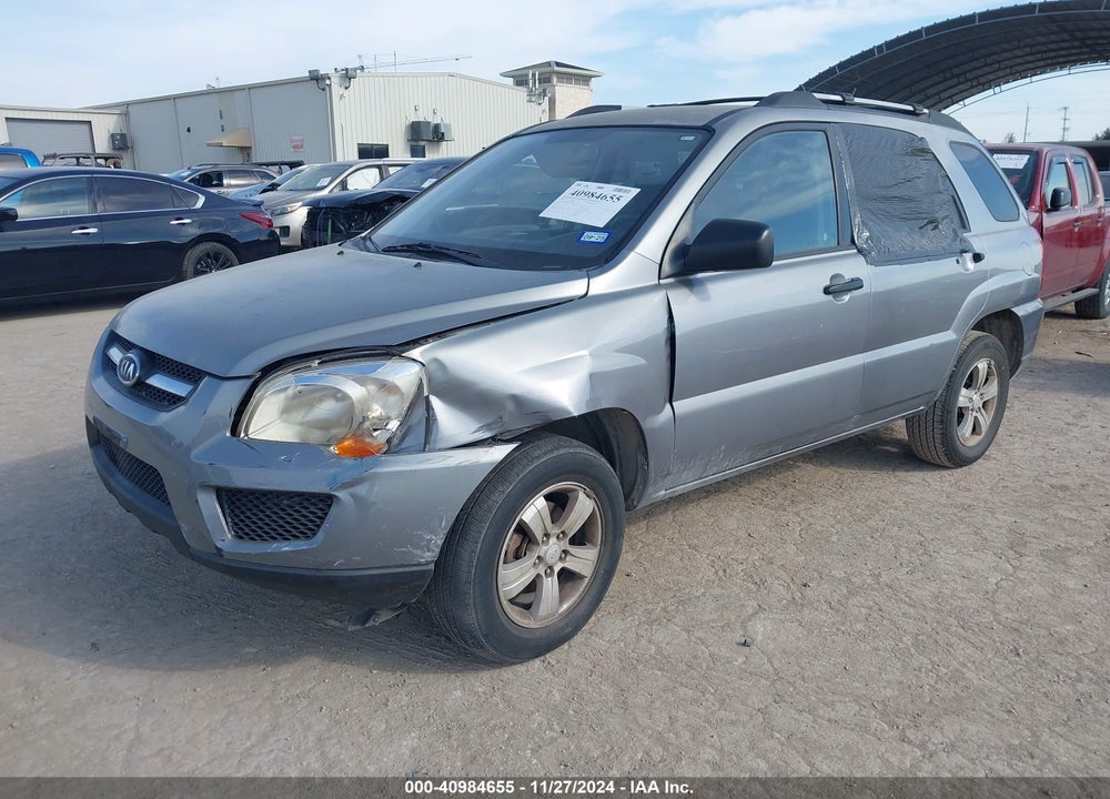 2009 KIA SPORTAGE LX VIN: KNDJF724697592942