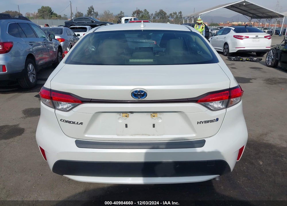 2020 TOYOTA COROLLA HYBRID LE VIN: JTDEBRBE2LJ021668