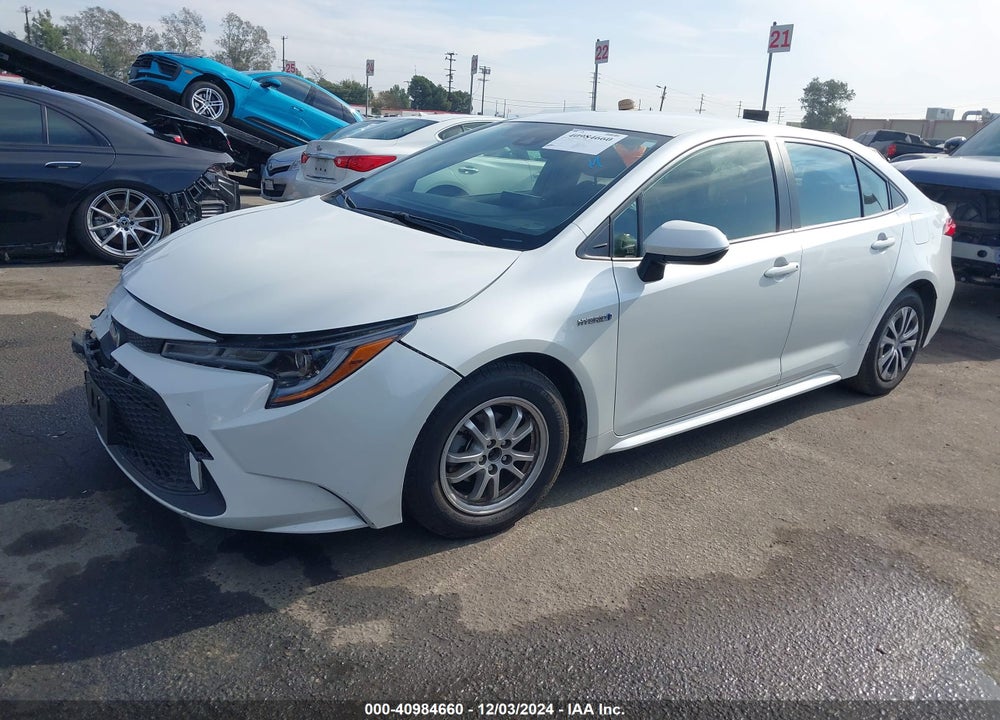 2020 TOYOTA COROLLA HYBRID LE VIN: JTDEBRBE2LJ021668