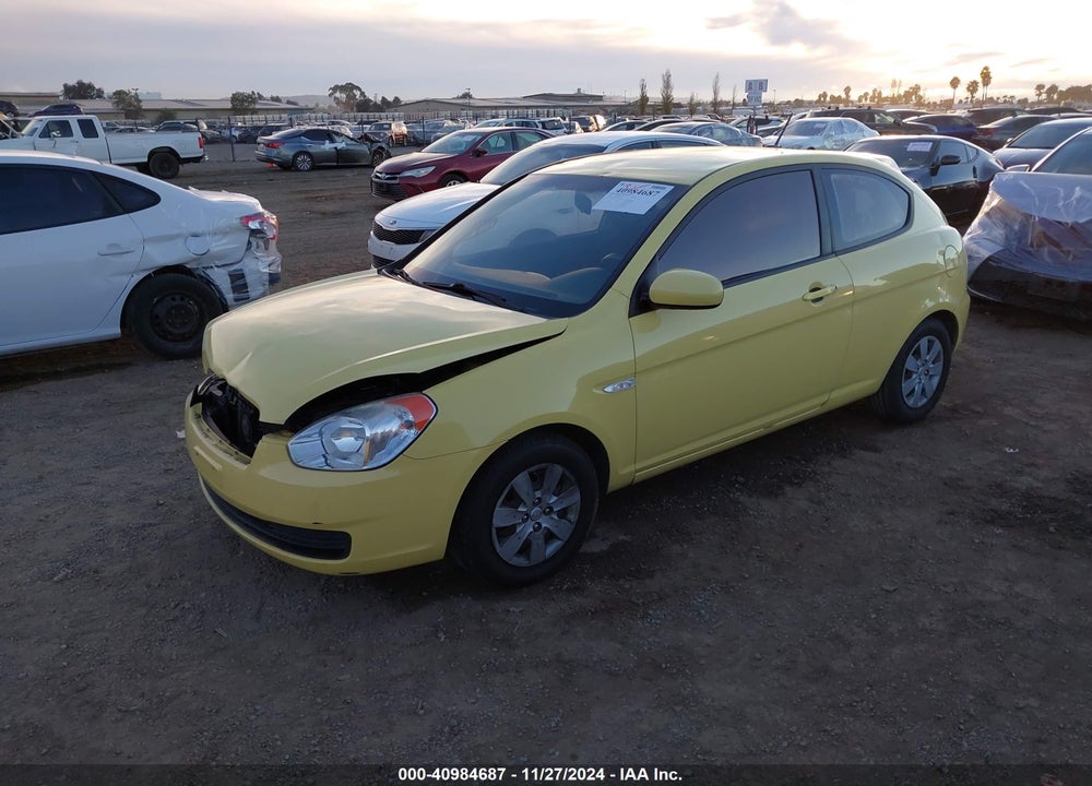 2010 HYUNDAI ACCENT GS VIN: KMHCM3AC2AU162374