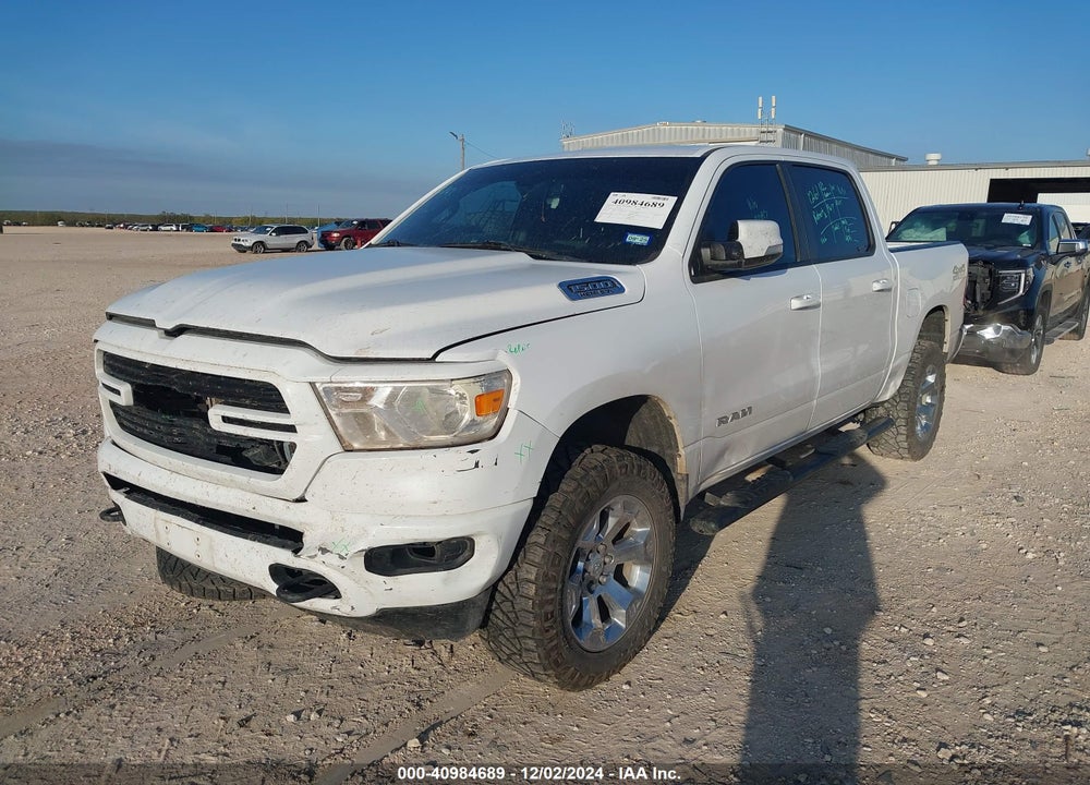2020 RAM 1500 LONE STAR 4X4 5'7 BOX VIN: 1C6SRFFT3LN329499