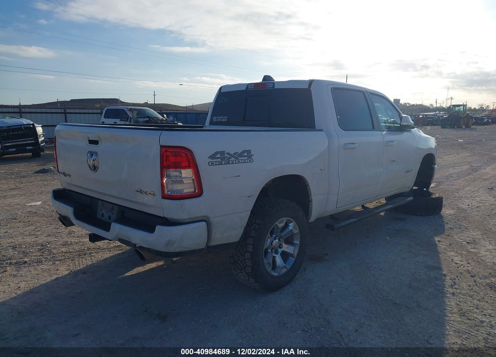2020 RAM 1500 LONE STAR 4X4 5'7 BOX VIN: 1C6SRFFT3LN329499