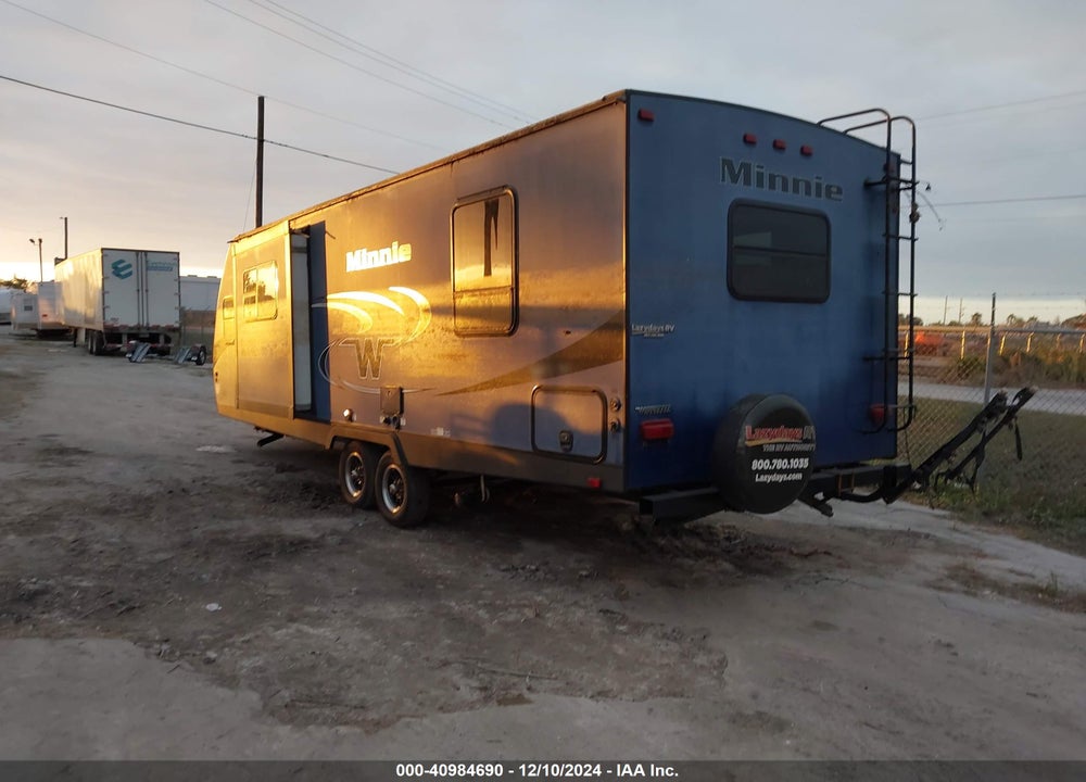 2019 WINNEBAGO MINNIE TRAVEL TRAILER VIN: 54CTM1R28K3043384