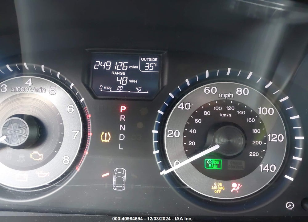 2013 HONDA ODYSSEY EX-L VIN: 5FNRL5H62DB042066