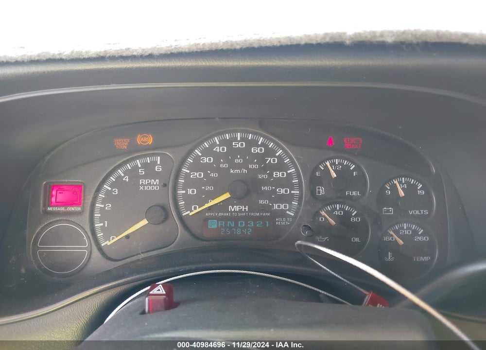 2001 CHEVROLET SILVERADO 1500 VIN: 2GCEC19W611181847