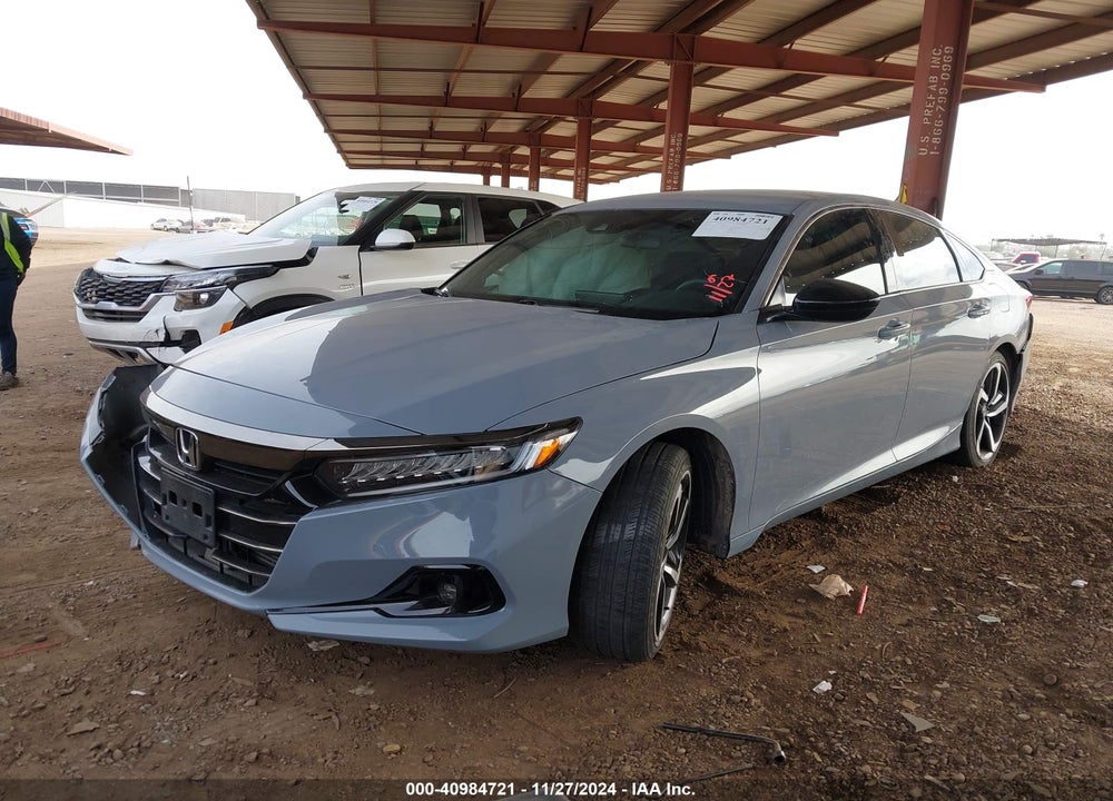 2021 HONDA ACCORD VIN: 1HGCV1F32MA107302
