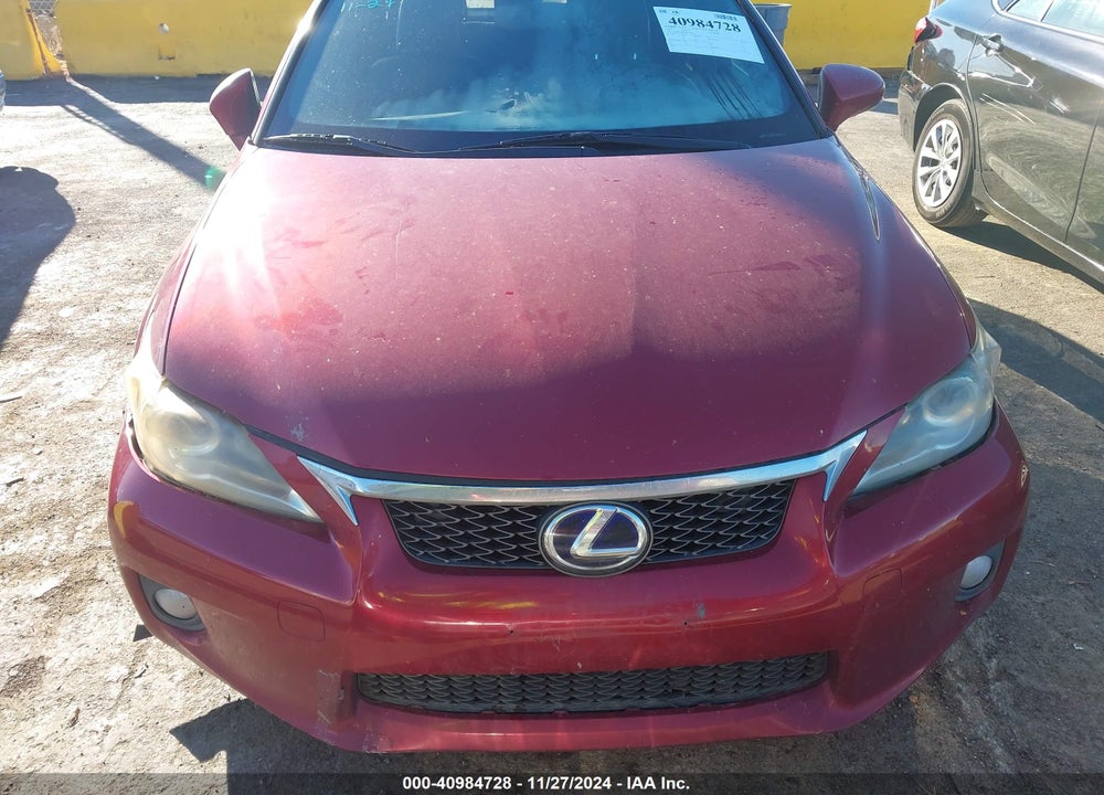 2013 LEXUS CT 200H VIN: JTHKD5BH8D2134406