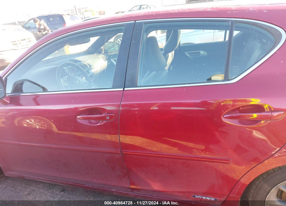 2013 LEXUS CT 200H VIN: JTHKD5BH8D2134406