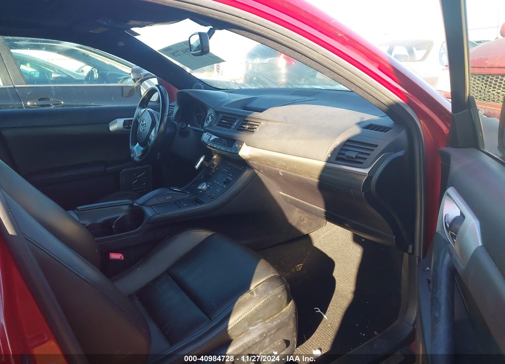 2013 LEXUS CT 200H VIN: JTHKD5BH8D2134406