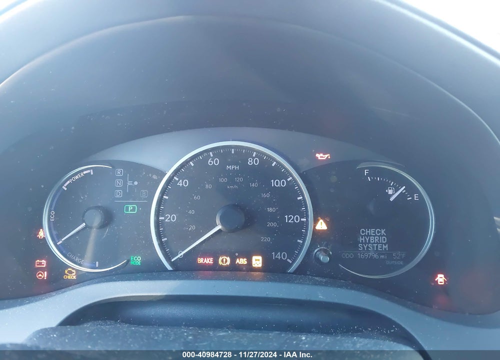 2013 LEXUS CT 200H VIN: JTHKD5BH8D2134406