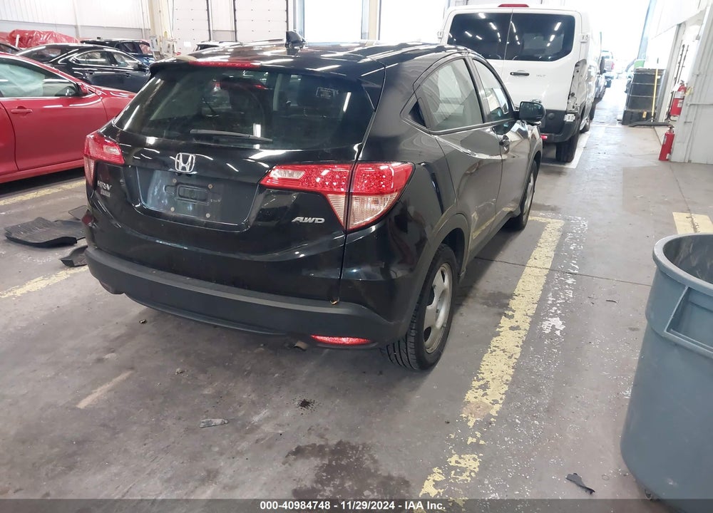 2018 HONDA HR-V LX VIN: 3CZRU6H37JG712784