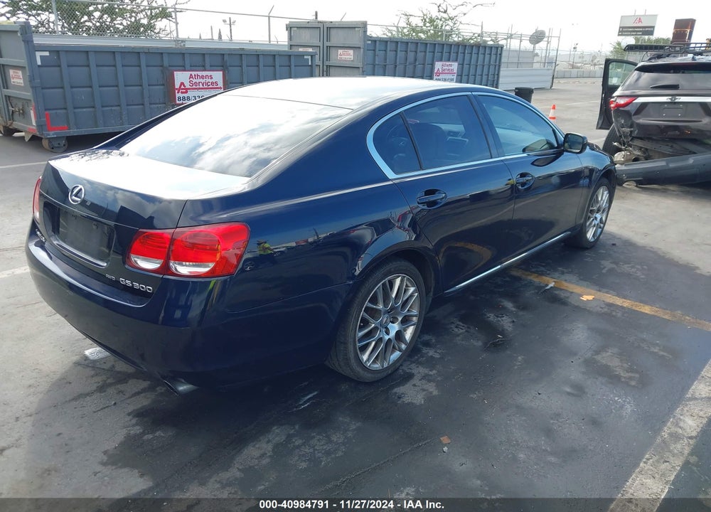 2006 LEXUS GS 300 VIN: JTHCH96S760009188