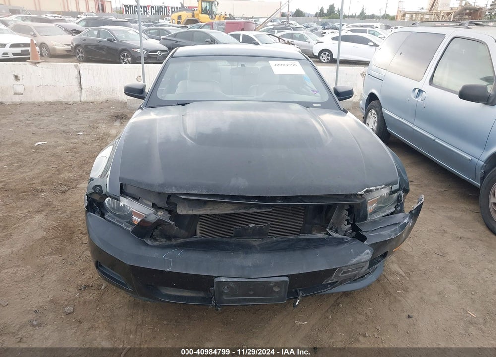 2012 FORD MUSTANG V6 PREMIUM VIN: 1ZVBP8AM4C5211324
