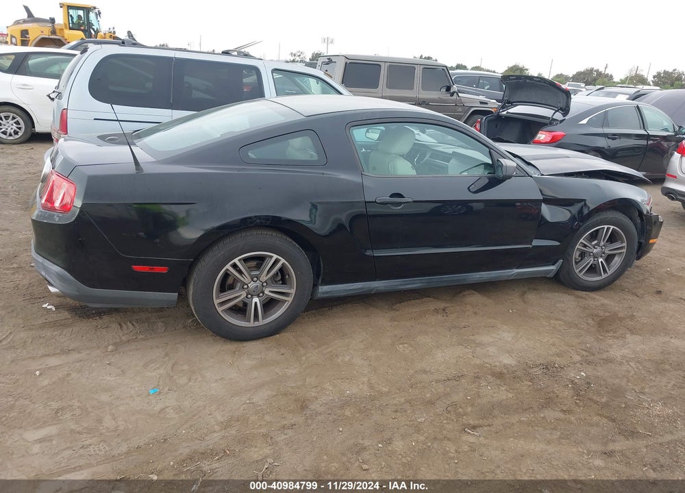 2012 FORD MUSTANG V6 PREMIUM VIN: 1ZVBP8AM4C5211324