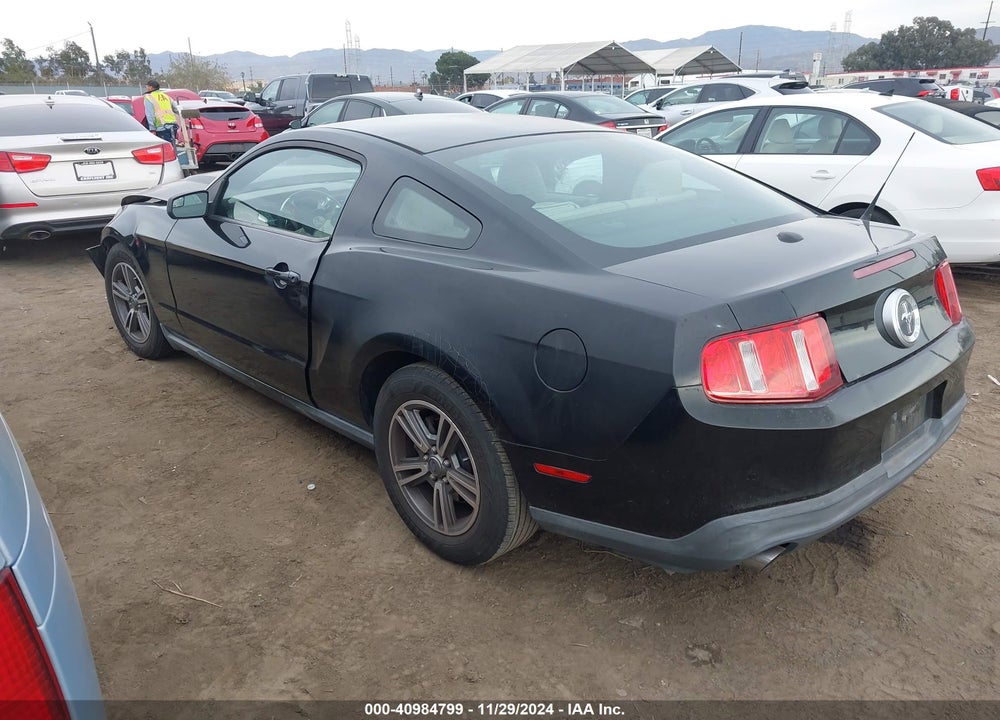 2012 FORD MUSTANG V6 PREMIUM VIN: 1ZVBP8AM4C5211324