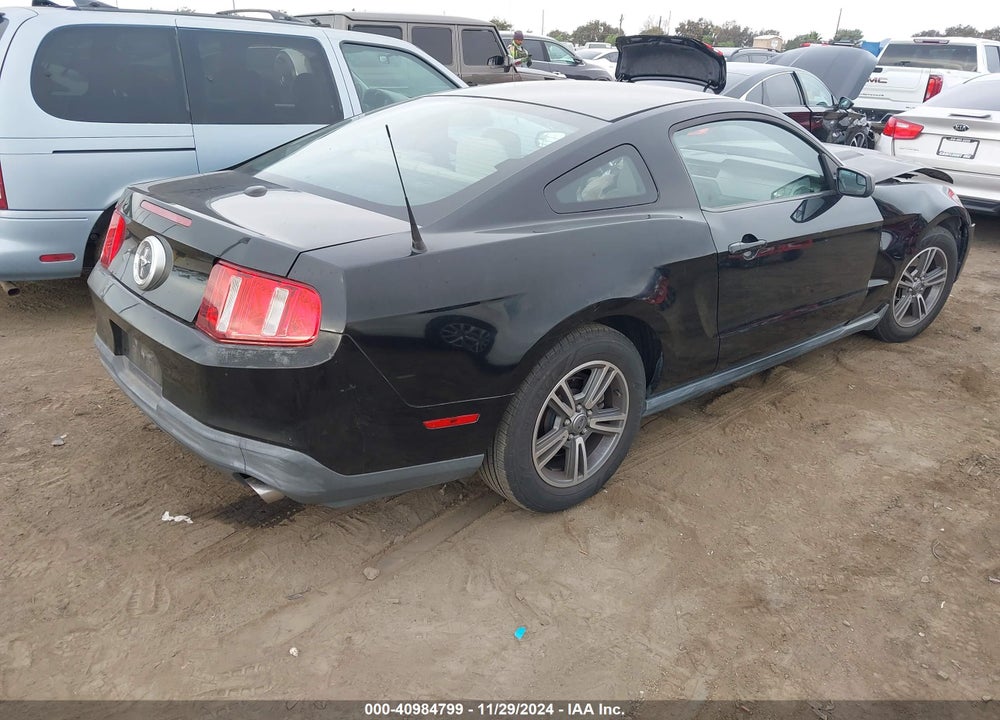2012 FORD MUSTANG V6 PREMIUM VIN: 1ZVBP8AM4C5211324